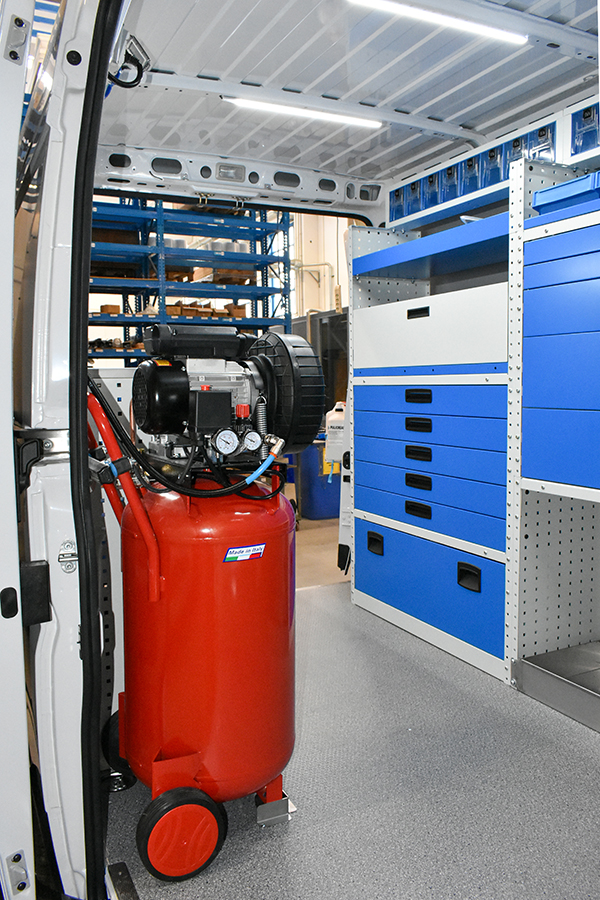 Compresor con ruedas para furgonetas Syncro México y Chile