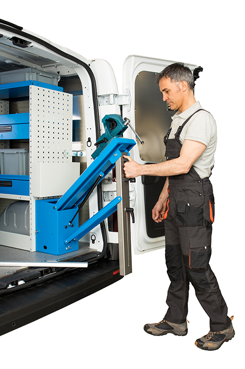 Portamordazas plegable con soporte Syncro México y Chile