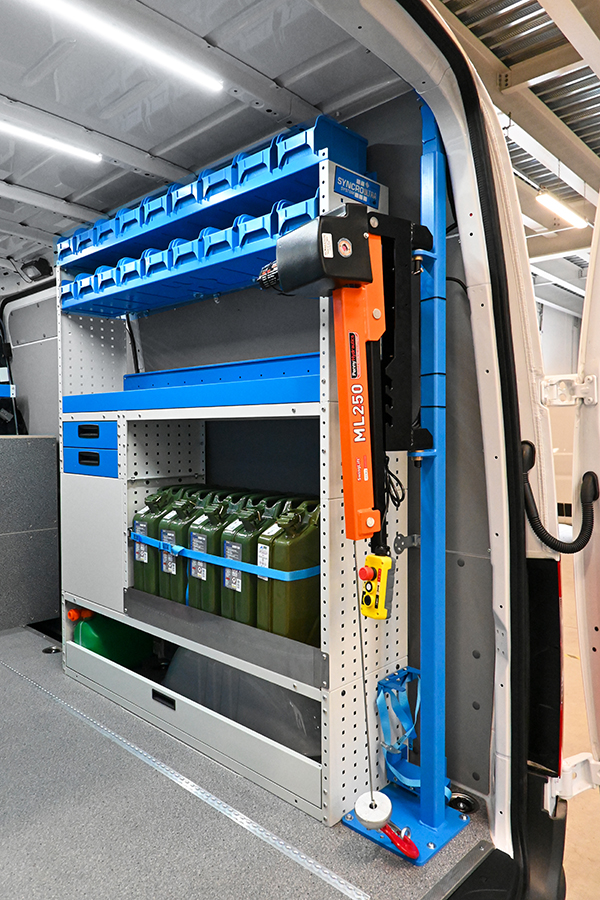 Syncro México y Chile presenta la grúa para furgonetas