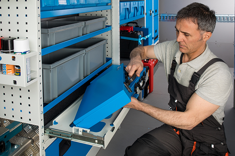 Bandeja extraíble abierta para maletines Syncro México y Chile