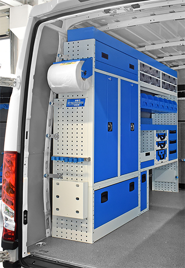 Armarios para furgonetas de Syncro México y Chile