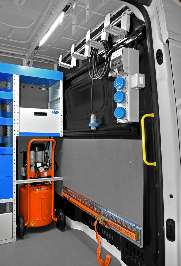 Compresor transportable para furgonetas Syncro México y Chile