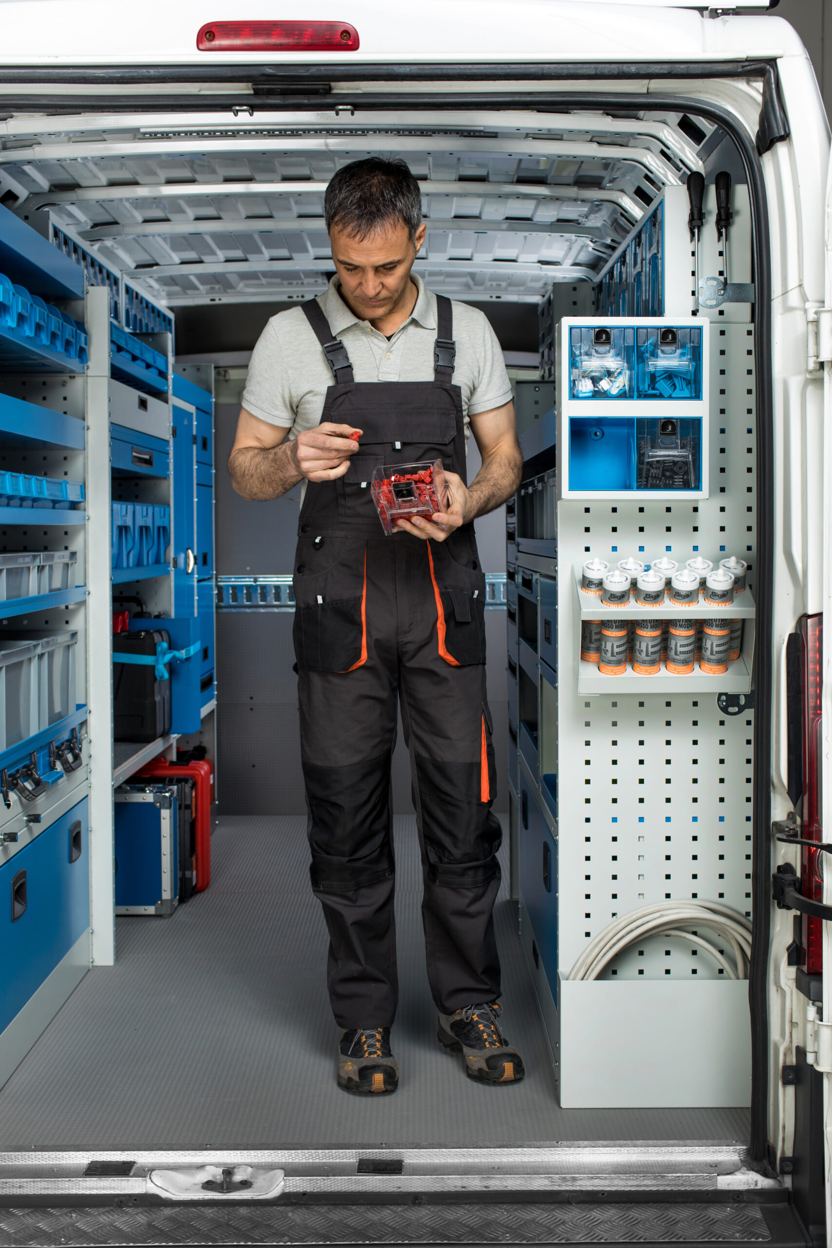 Cajón transparente basculante Syncro México y Chile