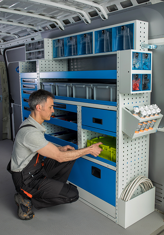 estante con borde Syncro México y Chile